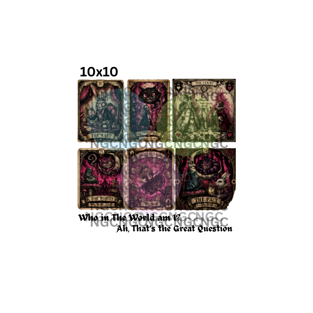 10x10 alice tarot set3