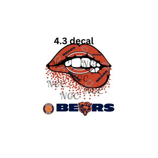 decal chicago bears