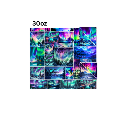 30oz northern lights patchwork pre cut