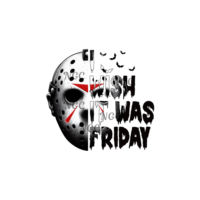 decal jason wish it was friday halloween horror
