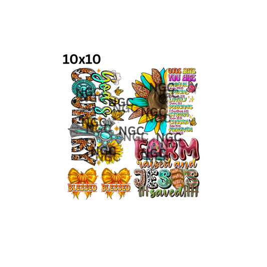 10x10 cute spiritual