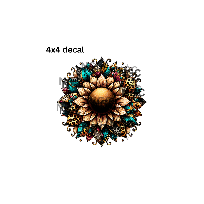 decal southwest sunflower