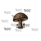 single decal steampunk mushroom