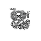 10x10 skull and bones