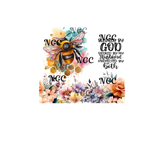 20oz wrap blessed by God