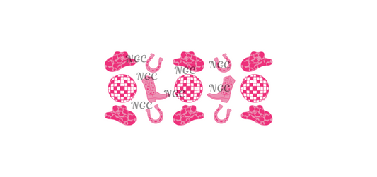 16 oz wrap pink hats boots