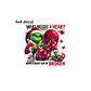 decal who needs a heart valentine grinch