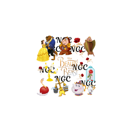 10x10 beauty & the Beast