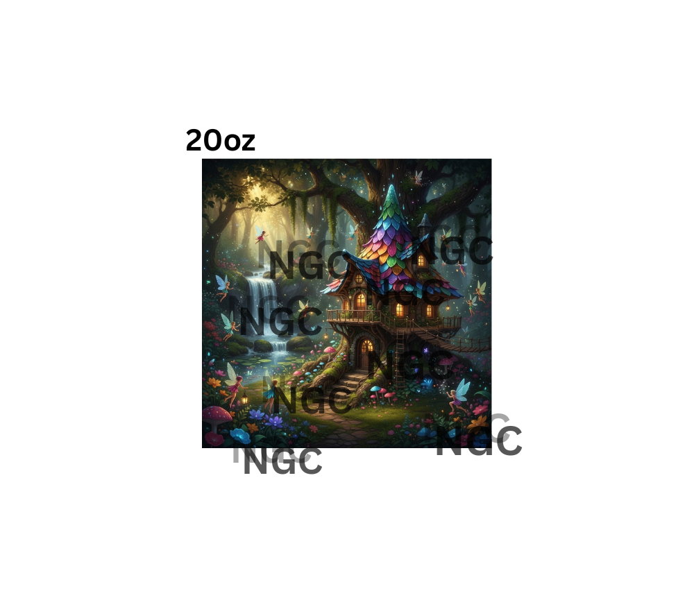 20oz solid fairy scene