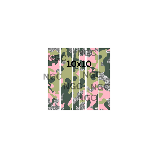 10x10 camo band sheet