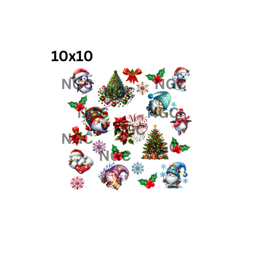 10x10 christmas elements