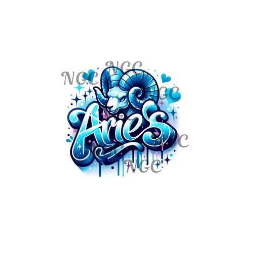 single Decal Aries