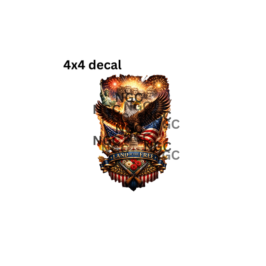 decal land of the free