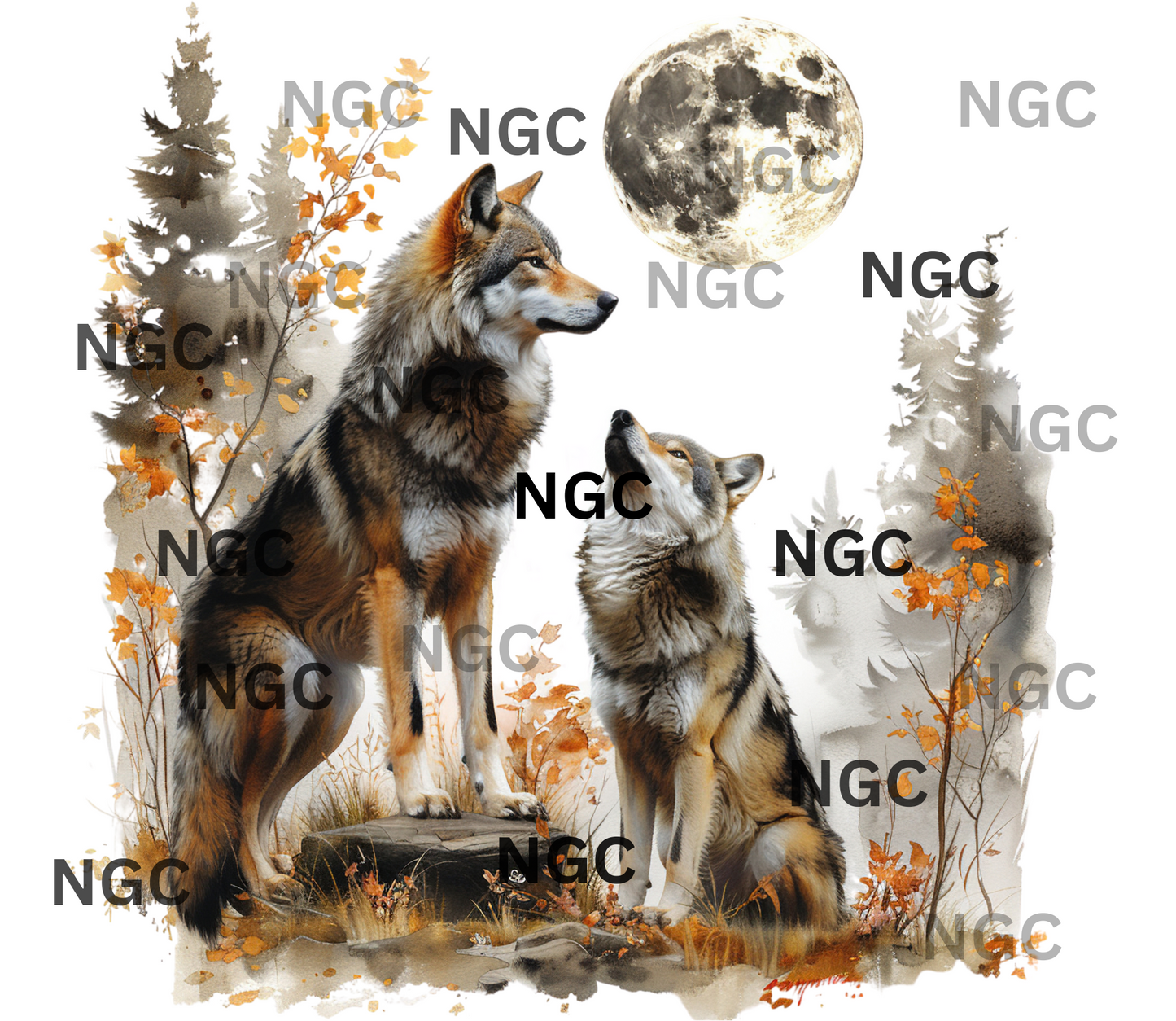 single decal wolf1