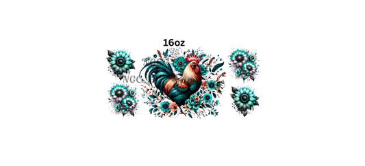 16oz chicken and sunflowers