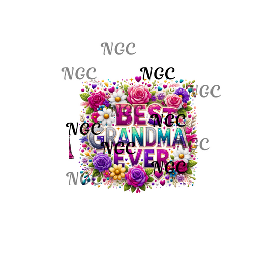 single decal best grandma ever