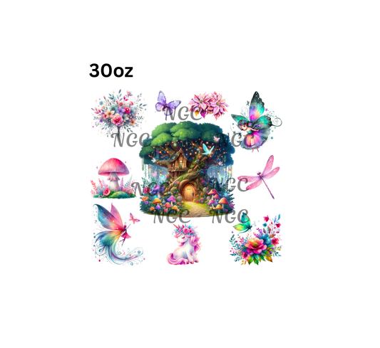 30oz mystical fairy house