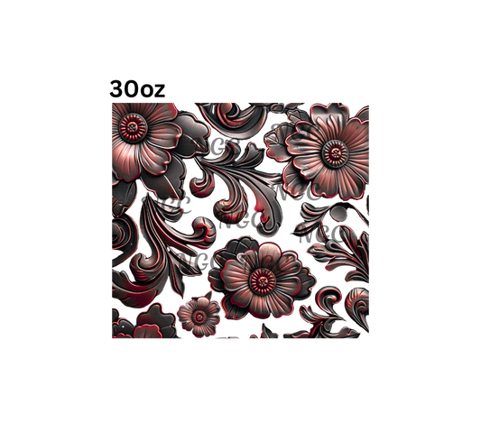 30oz bronze filigree flowers