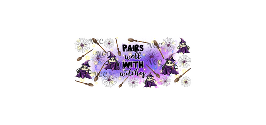 16 oz wrap pairs well witches halloween