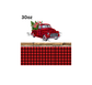 30oz red plaid truck and wrap christmas
