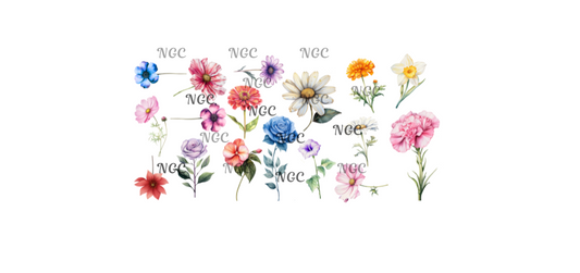 16oz wrap element flowers