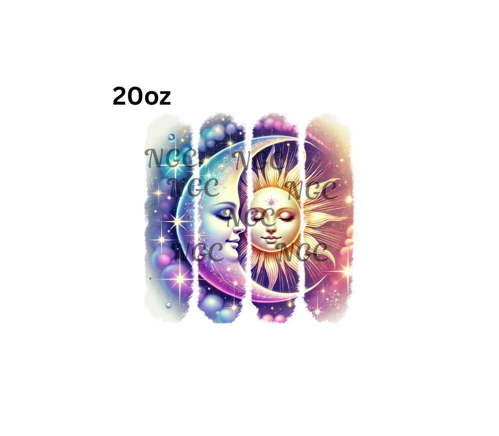 20oz sun moon brushstroke