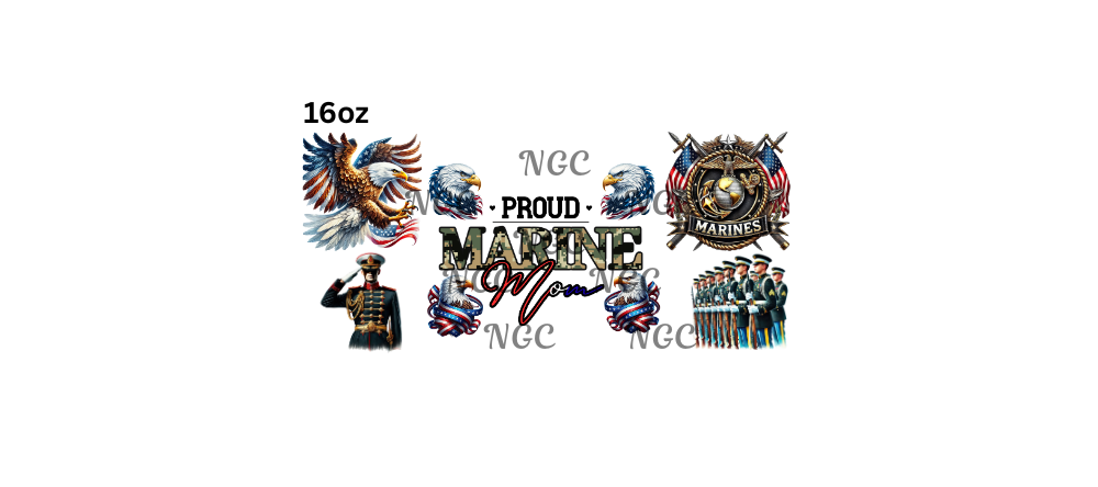 16oz proud marine mom