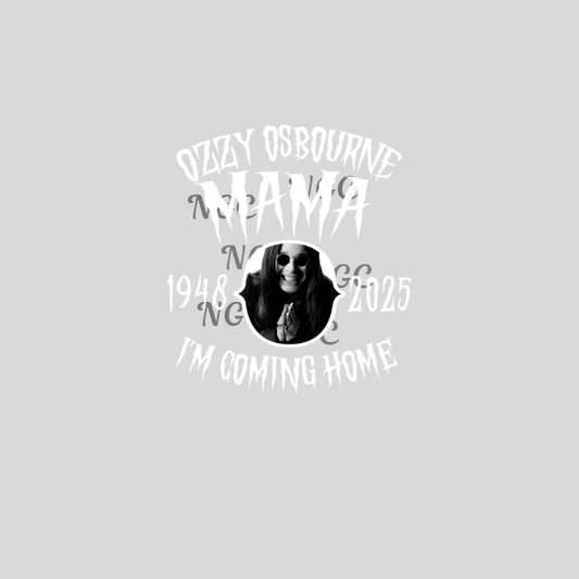 Decal Ozzy osbourne white letters