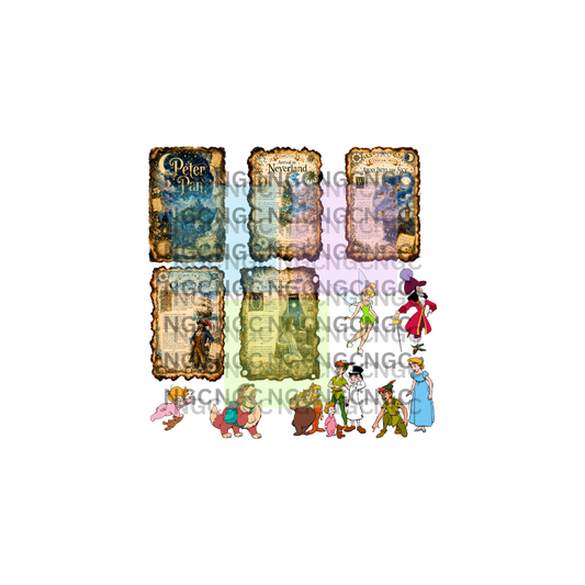 10x10 peter pan story pages