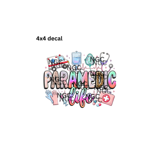 decal paramedic life