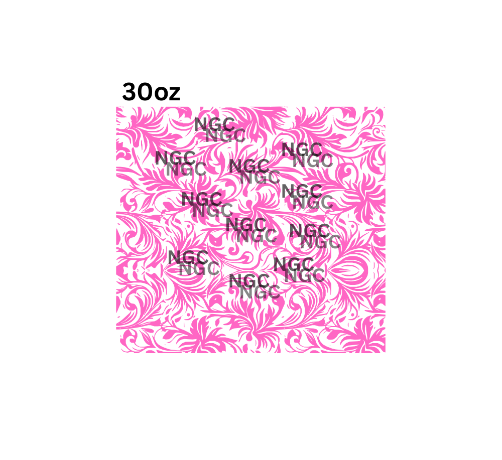 30oz filigree pink