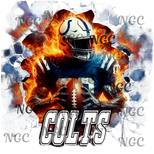 single decal colts