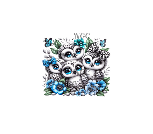 20oz wrap leopard spot baby owls