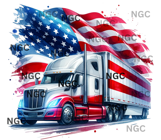 20oz wrap patriotic trucker4