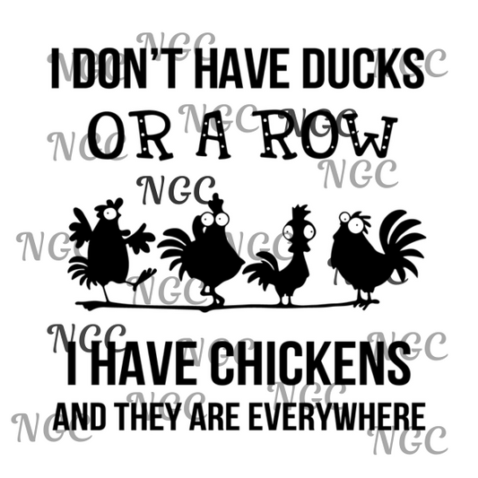 single decal I dont have ducks