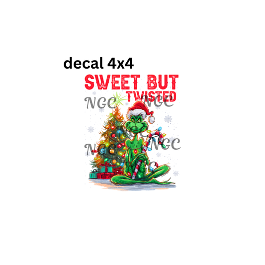 decal sweet but twisted2 christmas