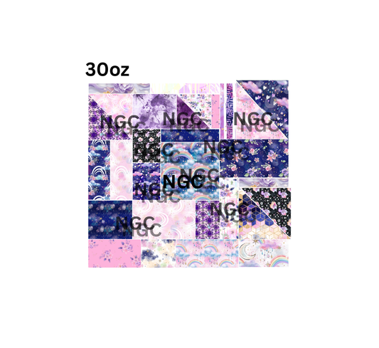 30oz dreamy purples pink