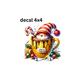 decal warm wishes cocoa gnome christmas