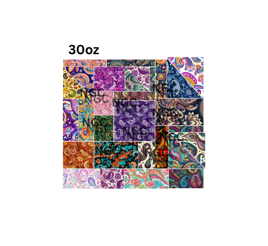 30oz paisley patchwork pre cut