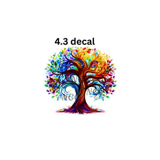 decal tree of life with swirls