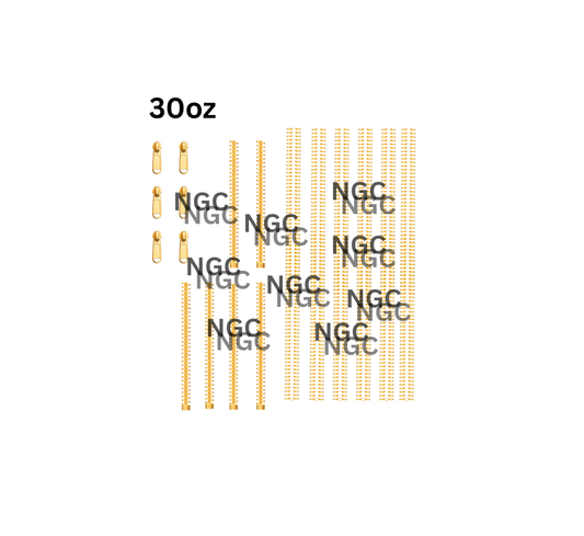 30oz gold zippers (6)
