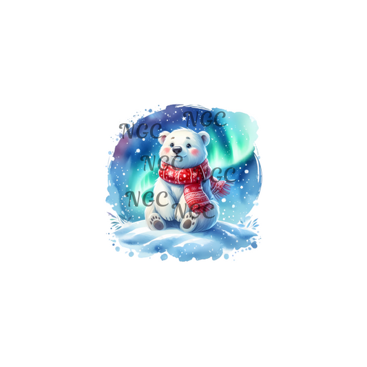 decal polar bear