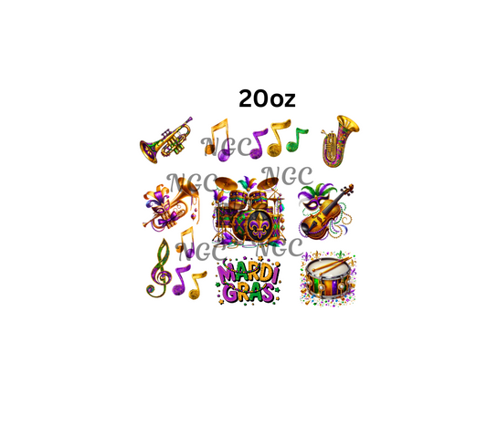 20oz mardi gras music