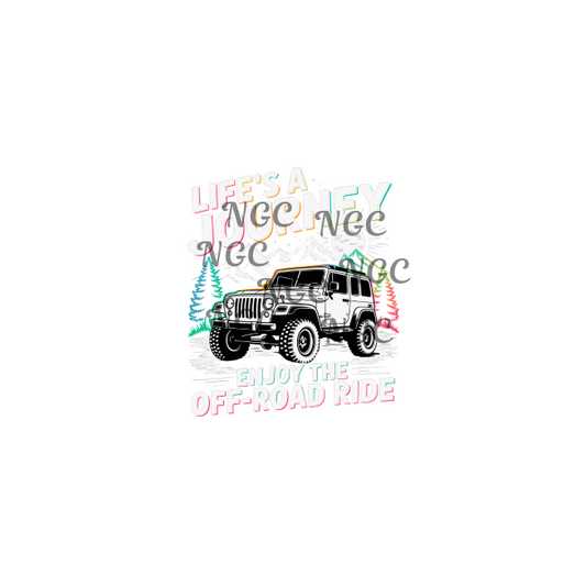 decal lifes a journey jeep