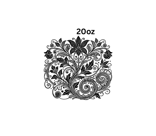 20oz tooled leather25