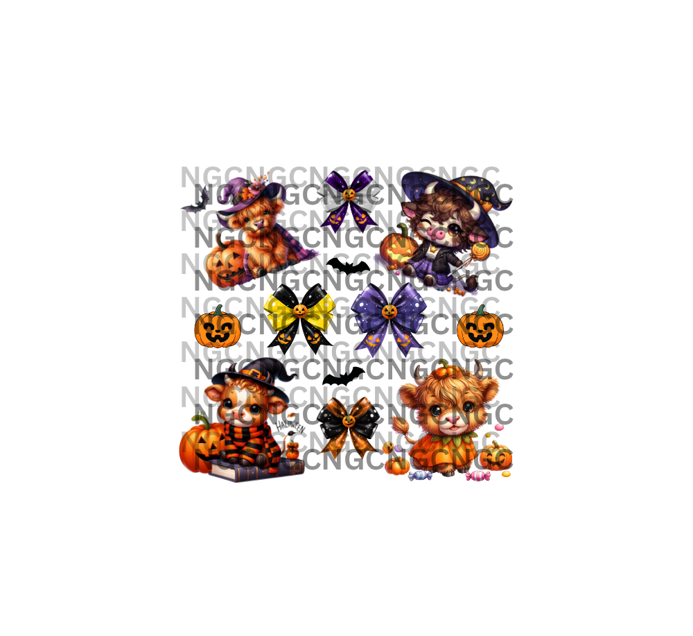 30oz halloween cows