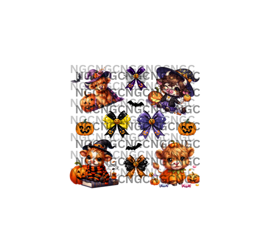 30oz halloween cows