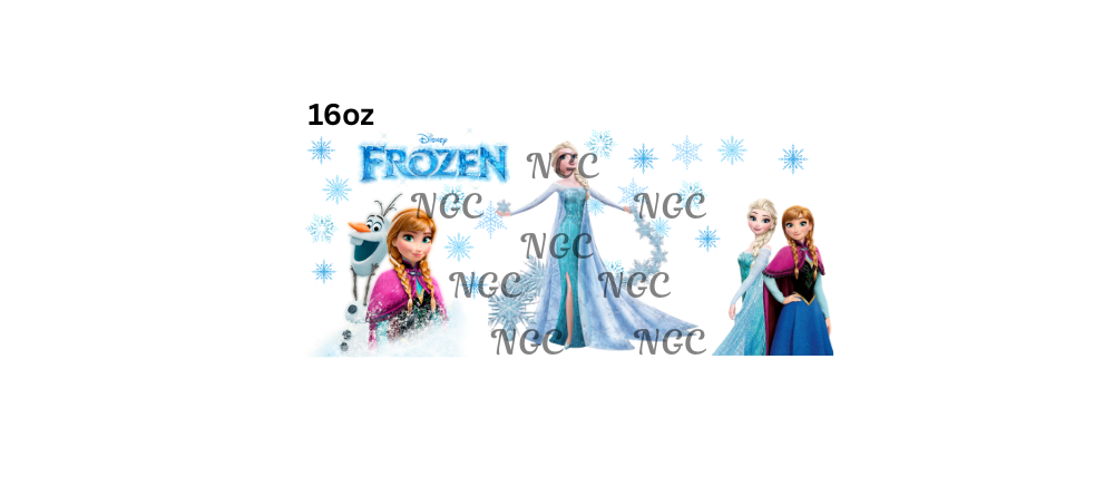 16oz frozen elsa anna