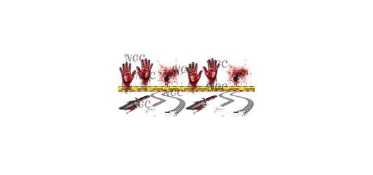 16 oz wrap bloody hands