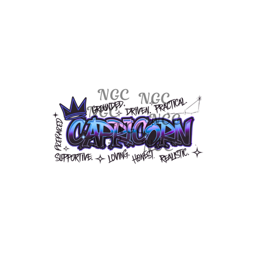 decal graffiti zodiac capricorn